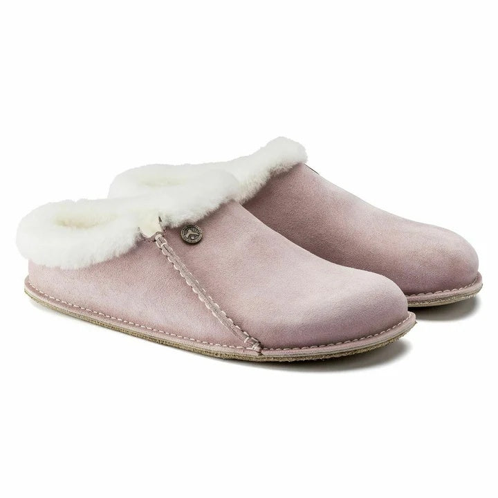 Birkenstock Zermatt Premium Suede Leather Clogs - Lavender Blush - 1017992 - Narrow