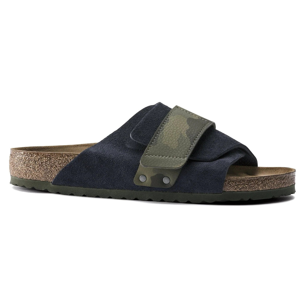 Birkenstock Kyoto Suede Leather Birko-Flor Sandals - Midnight - 1019737 - Regular