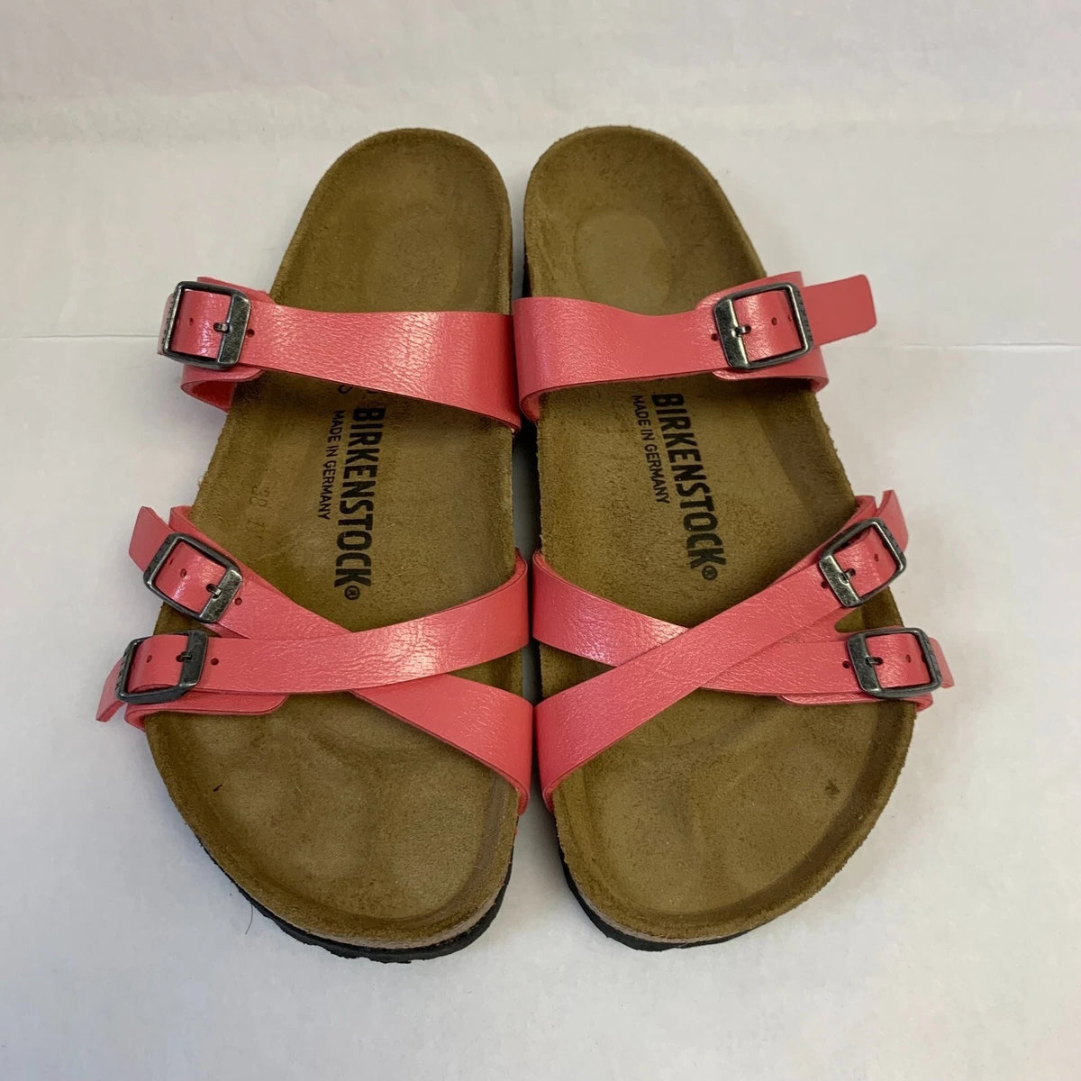 Birkenstock Franca Graceful Birko-Flor Sandals - Coral - 1020906 - Regular