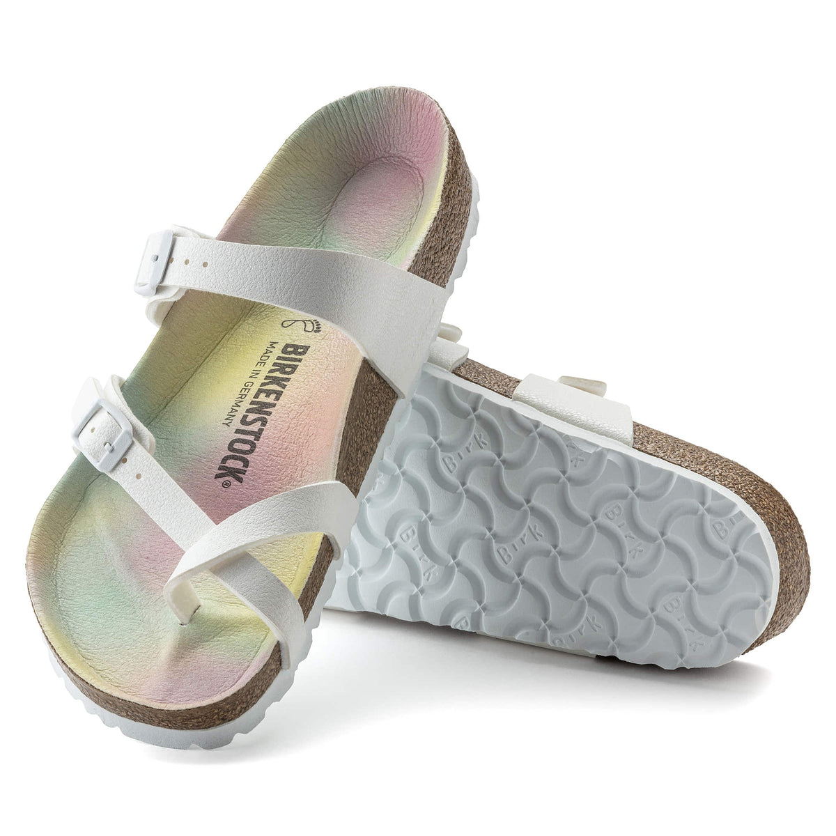 Birkenstock Mayari Vegan Birko-Flor Sandals Nubuck - White - 1021215 - Regular