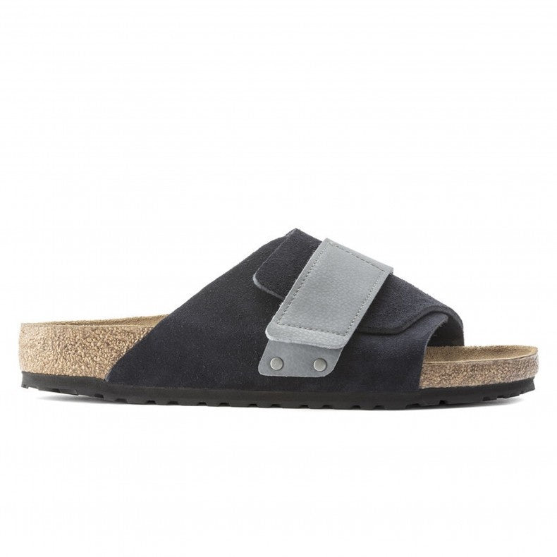 Birkenstock Kyoto Nubuck Suede Leather Sandals - Midnight - 1022315 - Regular