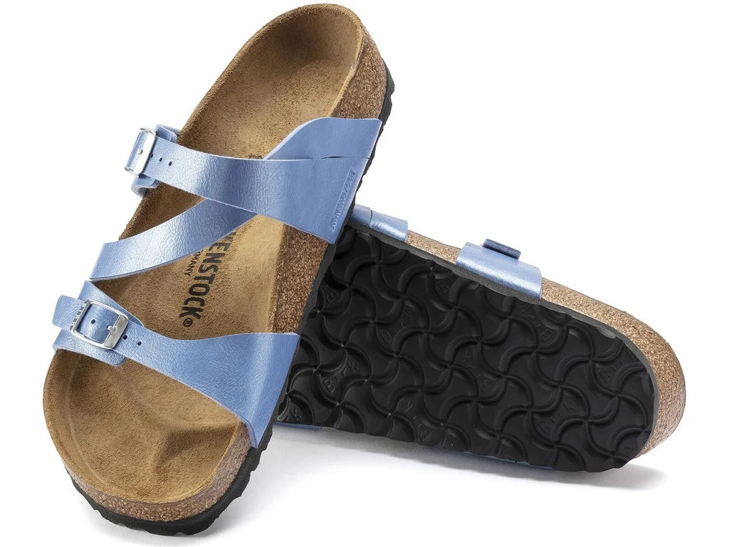 Birkenstock Salina Birko-Flor Sandals - Graceful Riviera Blue - 1022856 - Narrow