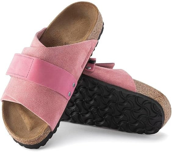 Birkenstock Kyoto Suede Leather Sandals - Modern Candy Pink - 1024236 - Narrow