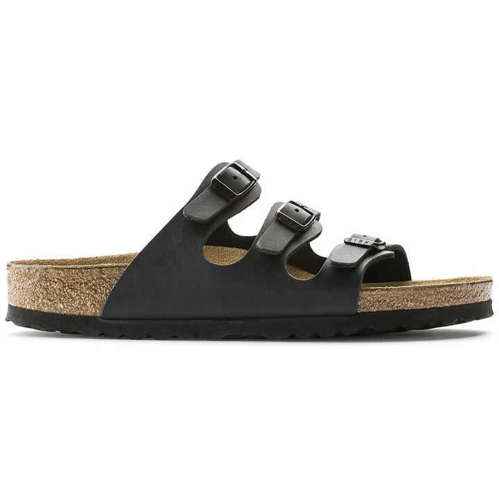 Birkenstock Florida Soft Footbed Birko-Flor Sandals - Black - 0453431