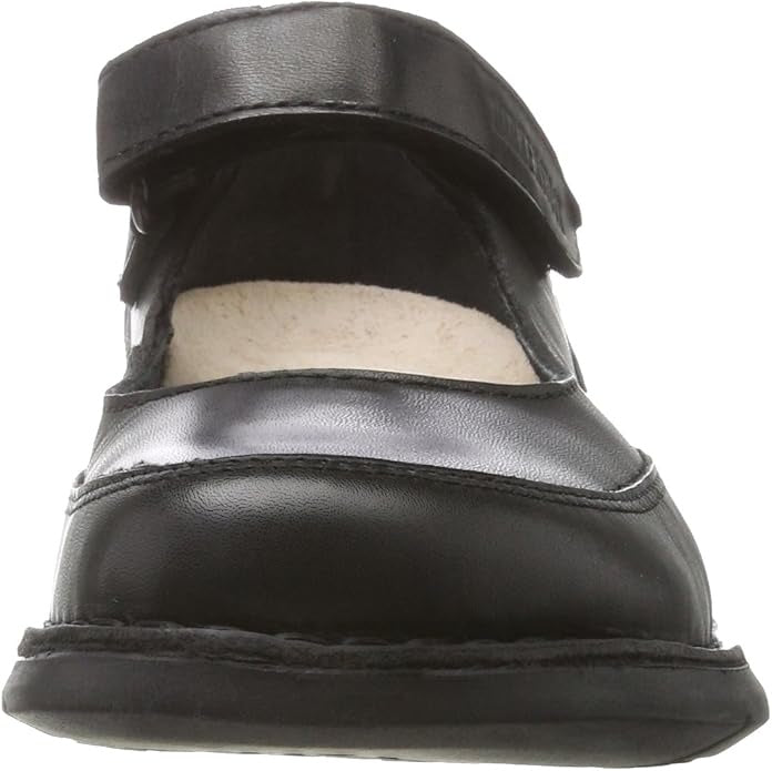 Birkenstock June Kids Leather Shoes - Black - 0493041