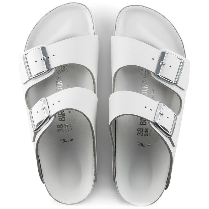 Birkenstock Monterey Natural Leather Shoes - Exquisit White - 948183 - Narrow