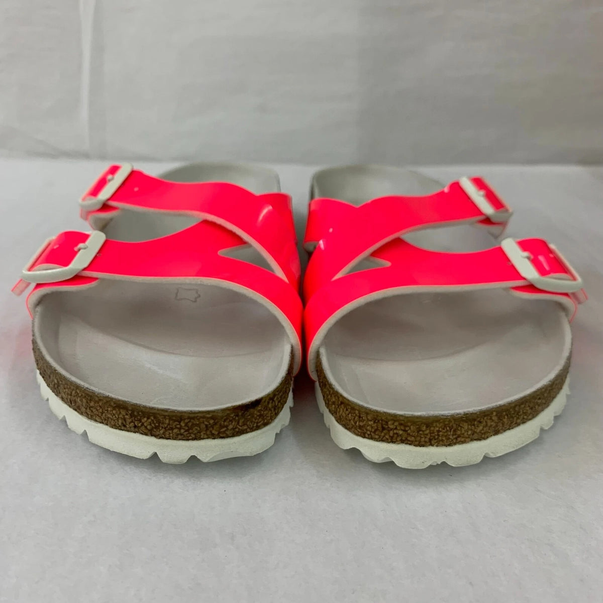 Birkenstock Yao Balance Birko-Flor Sandals - Patent Neon Pink - 1017010 - Narrow