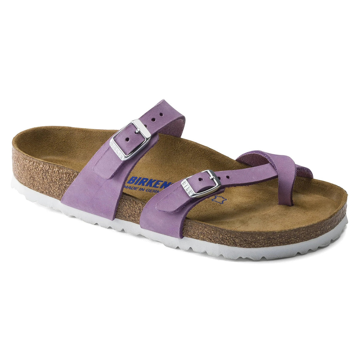 Birkenstock Mayari SFB Nubuk Leather Sandals - Lavender - 1017136 - Regular