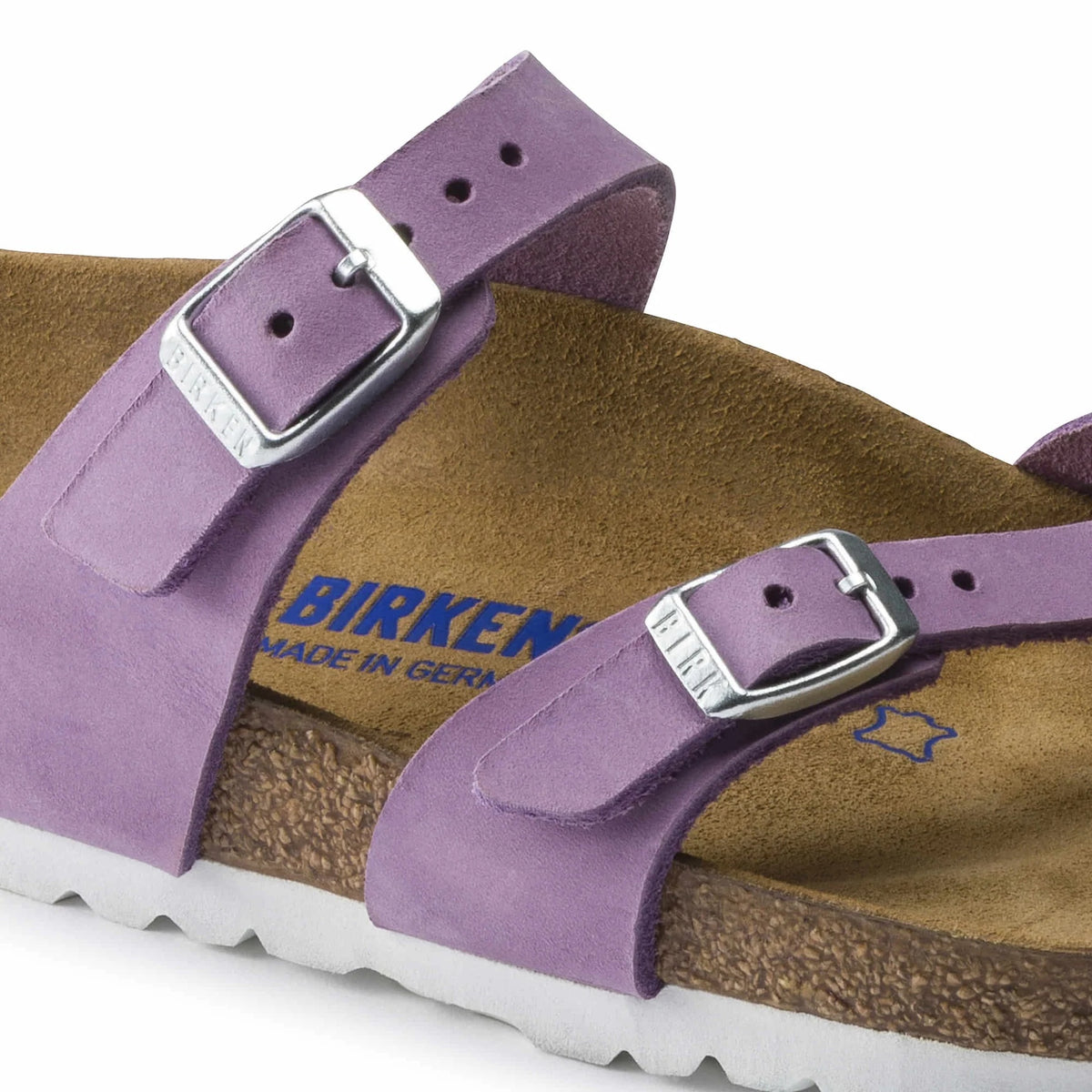 Birkenstock Mayari SFB Nubuk Leather Sandals - Lavender - 1017136 - Regular