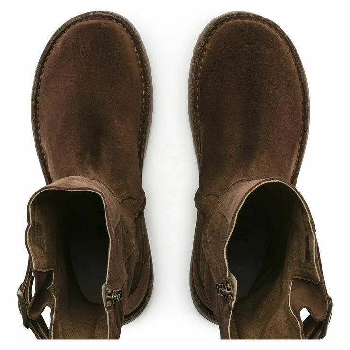 Birkenstock Melrose High Suede Leather Shoes - Espresso - 1017301 - Regular