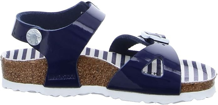 Birkenstock Rio Kids Birko-Flor Sandals - Nautical Stripes Navy - 1016359