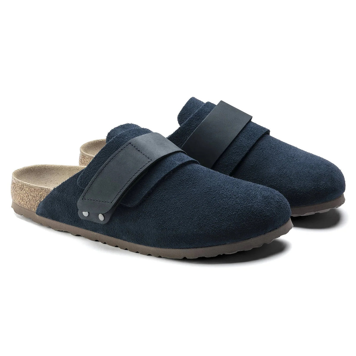 Birkenstock Nagoya Suede Leather Shoes - Navy - 1017507 - Regular