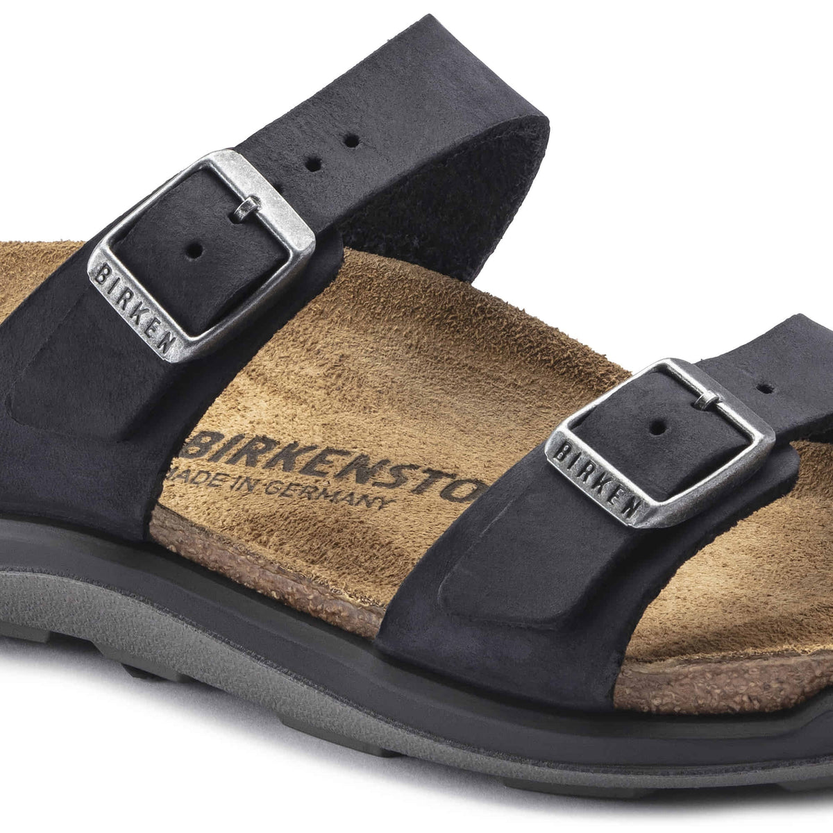 Birkenstock Sierra Women Oiled Leather Shoes - Black - 1018704 - Narrow