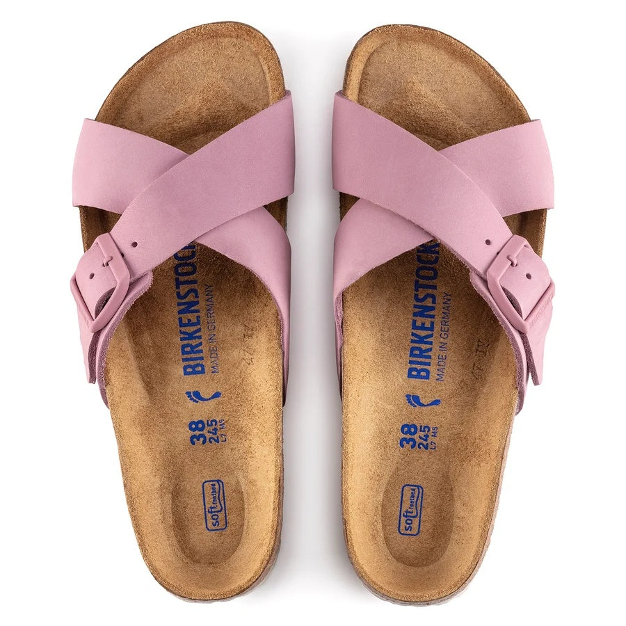 Birkenstock Siena Nubuck Leather Sandals - Orchid - 1021519 - Narrow