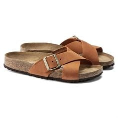Birkenstock Siena Nubuck Leather Sandals - Peacan - 1021547 - Narrow