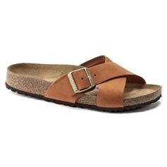 Birkenstock Siena Nubuck Leather Sandals - Peacan - 1021547 - Narrow