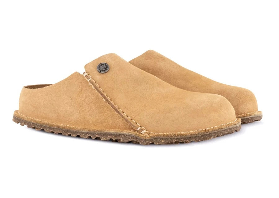 Birkenstock Zermatt Suede Leather Clogs - Clay - 1021390 - Regular