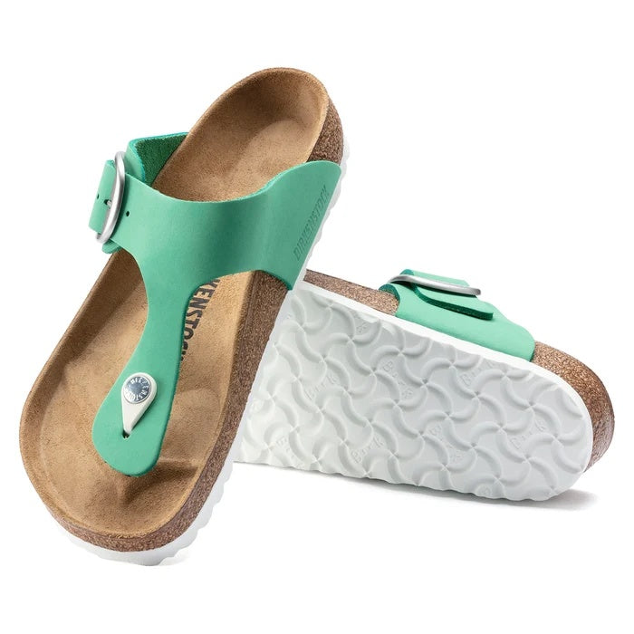 Birkenstock Gizeh Big Buckle Nubuck Sandals - Bold Jade - 1022787 - Regular
