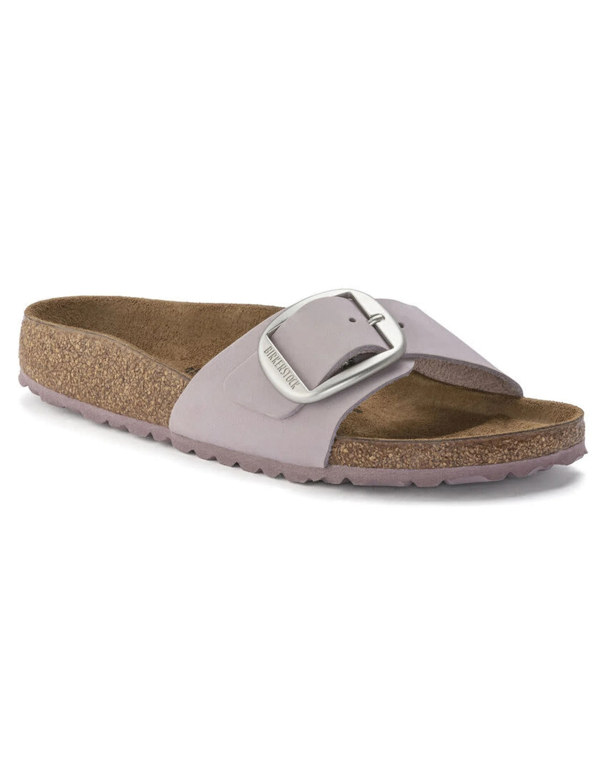 Birkenstock Madrid Big Buckle Nubuck Leather Sandals - Yomo Lilac - 1023395 - Narrow