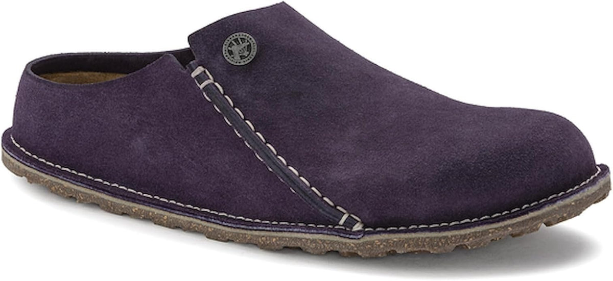 Birkenstock Zermatt 365 Suede Leather Clogs - Dark Berry - 1023751 - Narrow