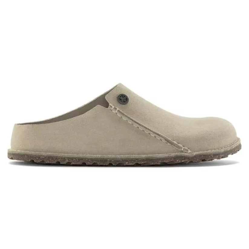 Birkenstock Zermatt Suede Leather Clogs - Eggshell - 1024310 - Narrow