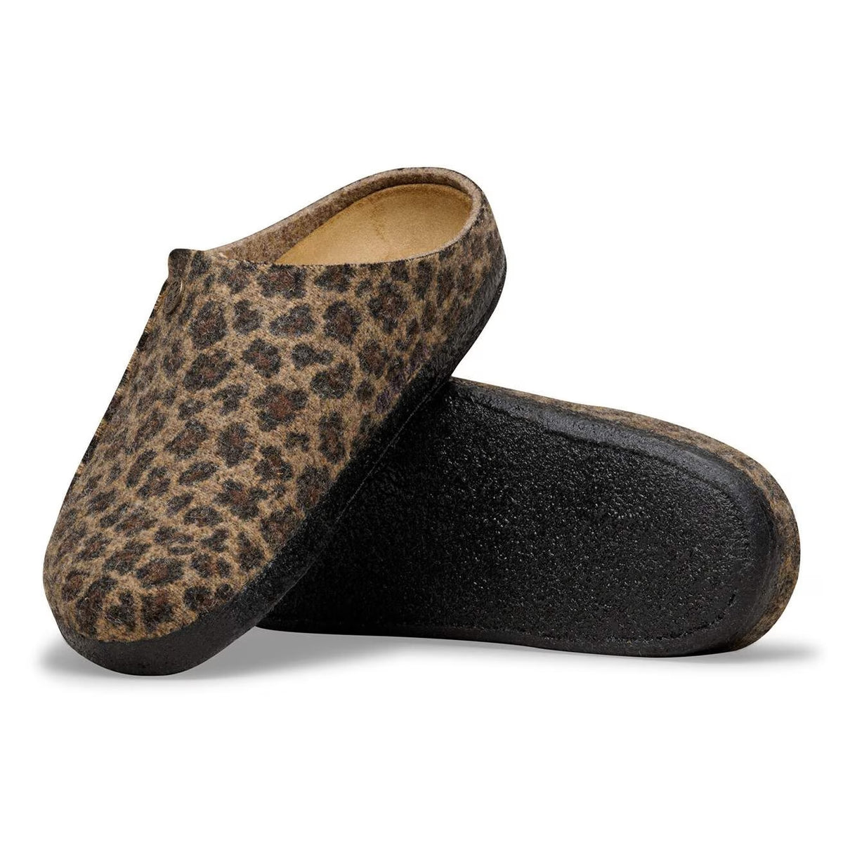 Birkenstock Zermatt Rivet Felt Clogs - Leo Toffee melange - 1030844 - Narrow
