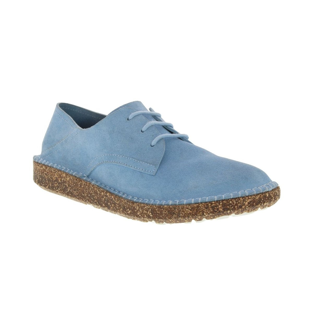 Birkenstock Gary Suede Leather Shoes - Sky - 1014097 - Narrow