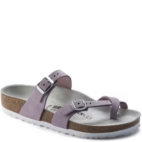 Birkenstock Mayari Nubuck Leather Sandals - Lilac - 1014109 - Regular