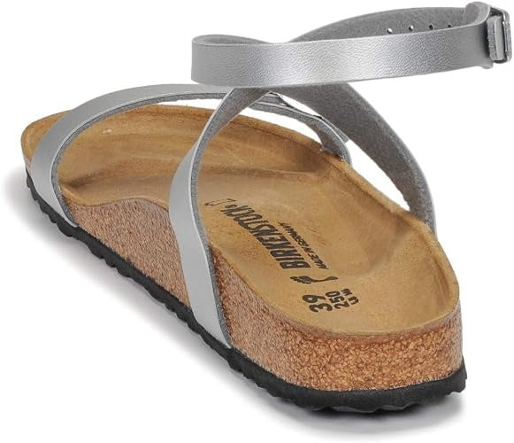 Birkenstock Daloa Birko-Flor Sandals - Silver - 1014161 - Regular