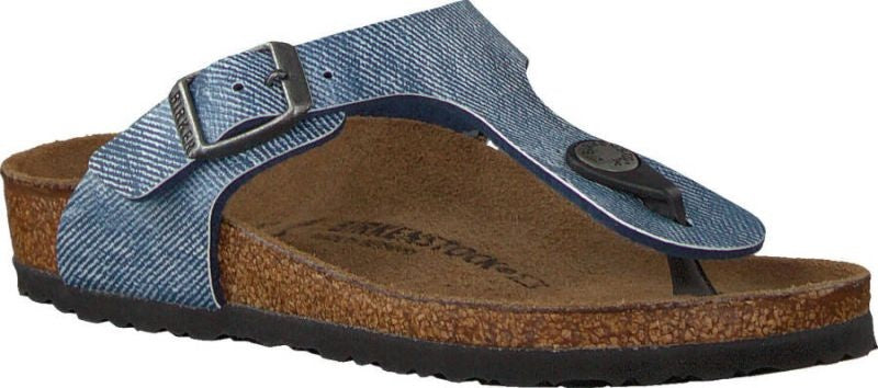 Birkenstock Gizeh Kids Birko-Flor Sandals - Used Jeans Blue - 1014891 - Regular