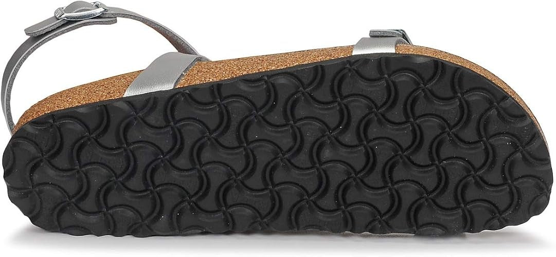 Birkenstock Daloa Birko-Flor Sandals - Silver - 1014161 - Regular
