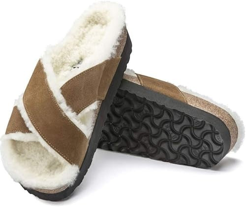 Birkenstock Daytona Suede Leather Shoes - Tea - 1019355 - Narrow