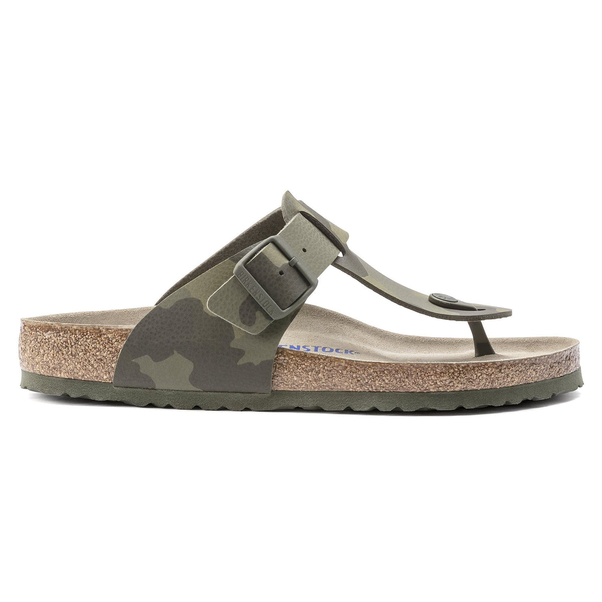 Birkenstock Medina Soft Footbed Birko-Flor Sandals - Desert Soil Camo Green - 1019657 - Regular