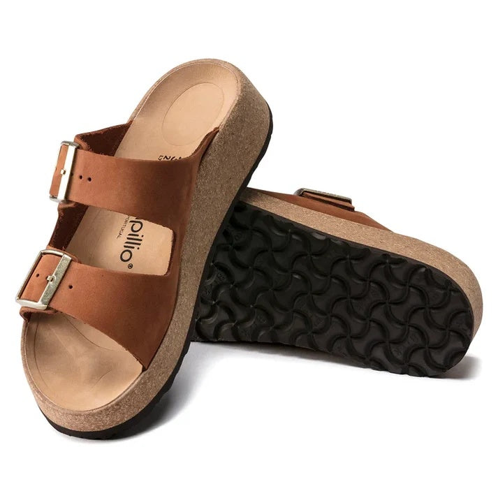 Birkenstock Gabriela Nubuck Leather Sandals - Pecan - 1020041 - Narrow