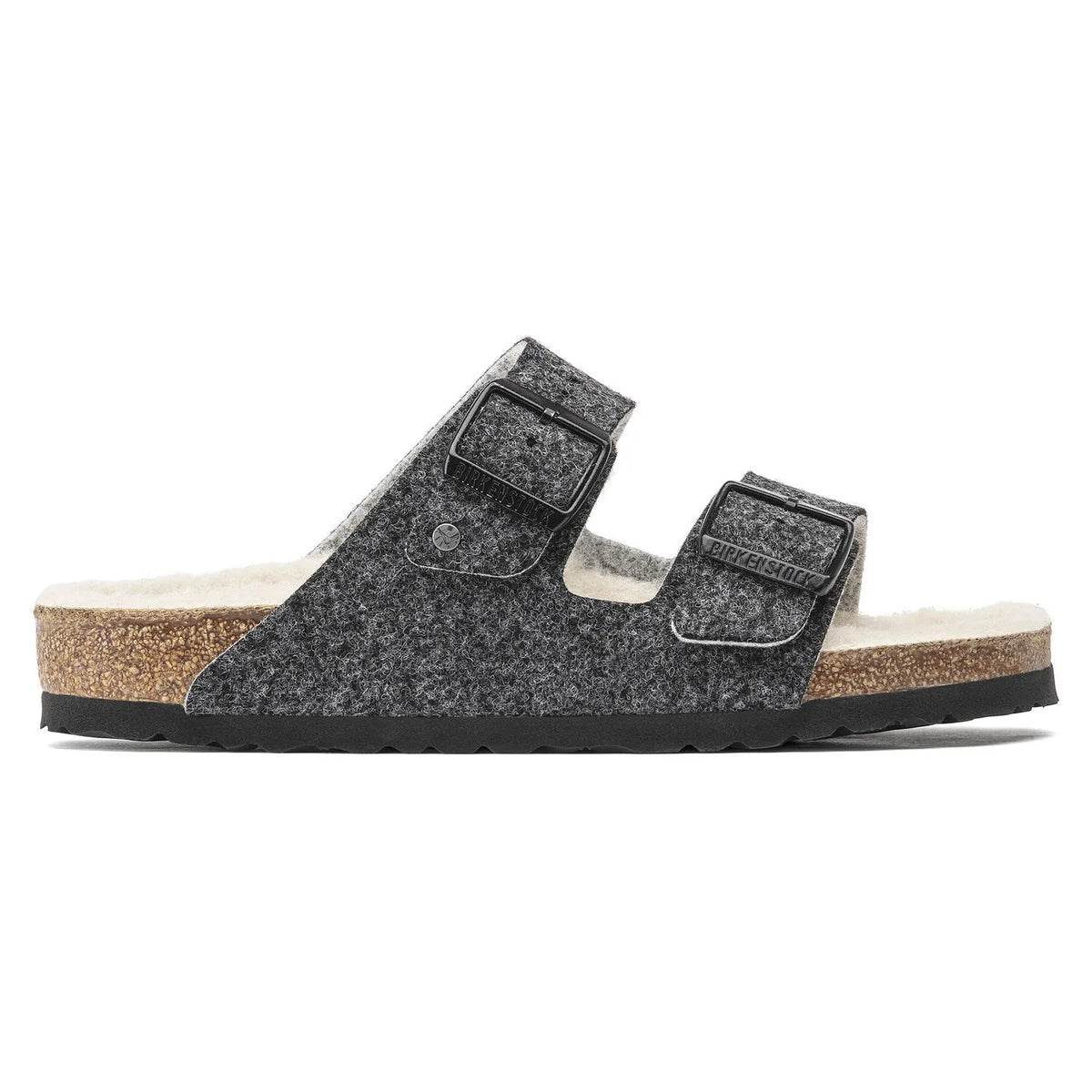 Birkenstock Arizona Wool Doubleface Felt Sandals - Doubleface Gray Wool - 1021141 - Regular