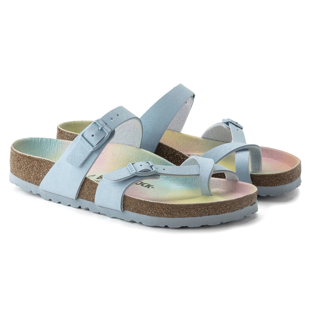 Birkenstock Mayari Vegan Ombre Birkibuc Sandals - Ombre Sky - 1021202 - Regular