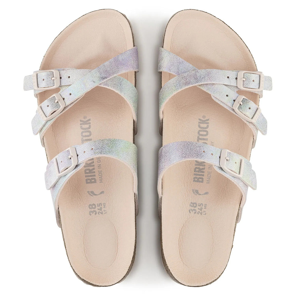 Birkenstock Franca Vegan Microfiber Sandals - Irid Rose - 1021292 - Regular