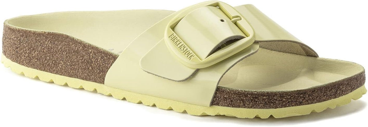 Birkenstock Madrid Birkibuc HS Leather Sandals - Popcorn - 1022554 - Narrow