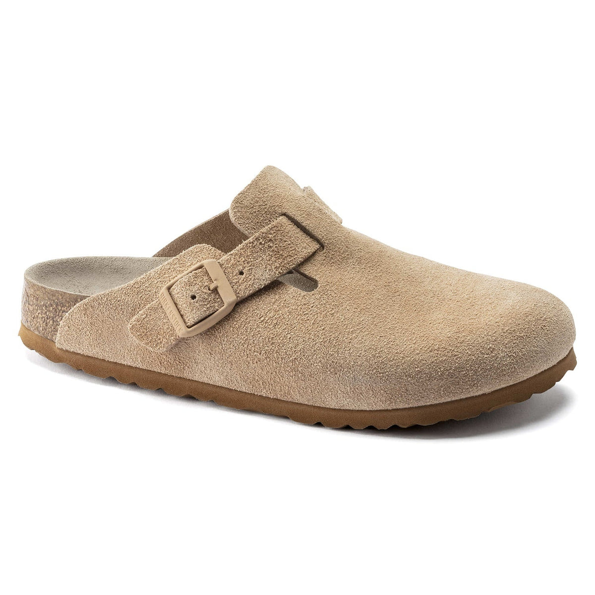 Birkenstock Boston Suede Leather Clogs - Clay - 1022565 - Narrow