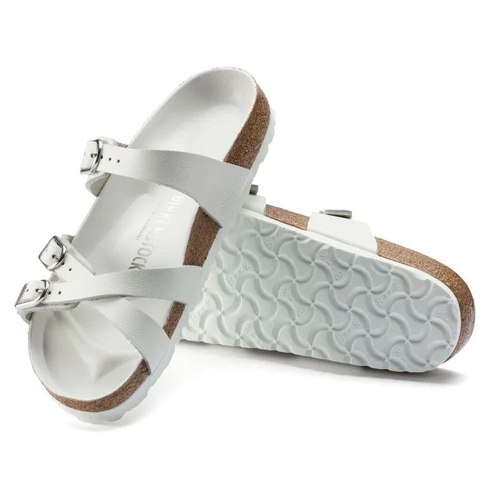 Birkenstock Franca HEX Leather Sandals - White - 1022982 - Narrow