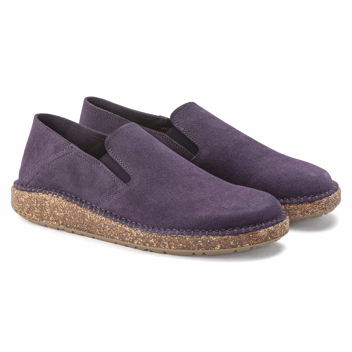 Birkenstock Callan Suede Leather Clogs - Dark Berry - 1023626 - Narrow