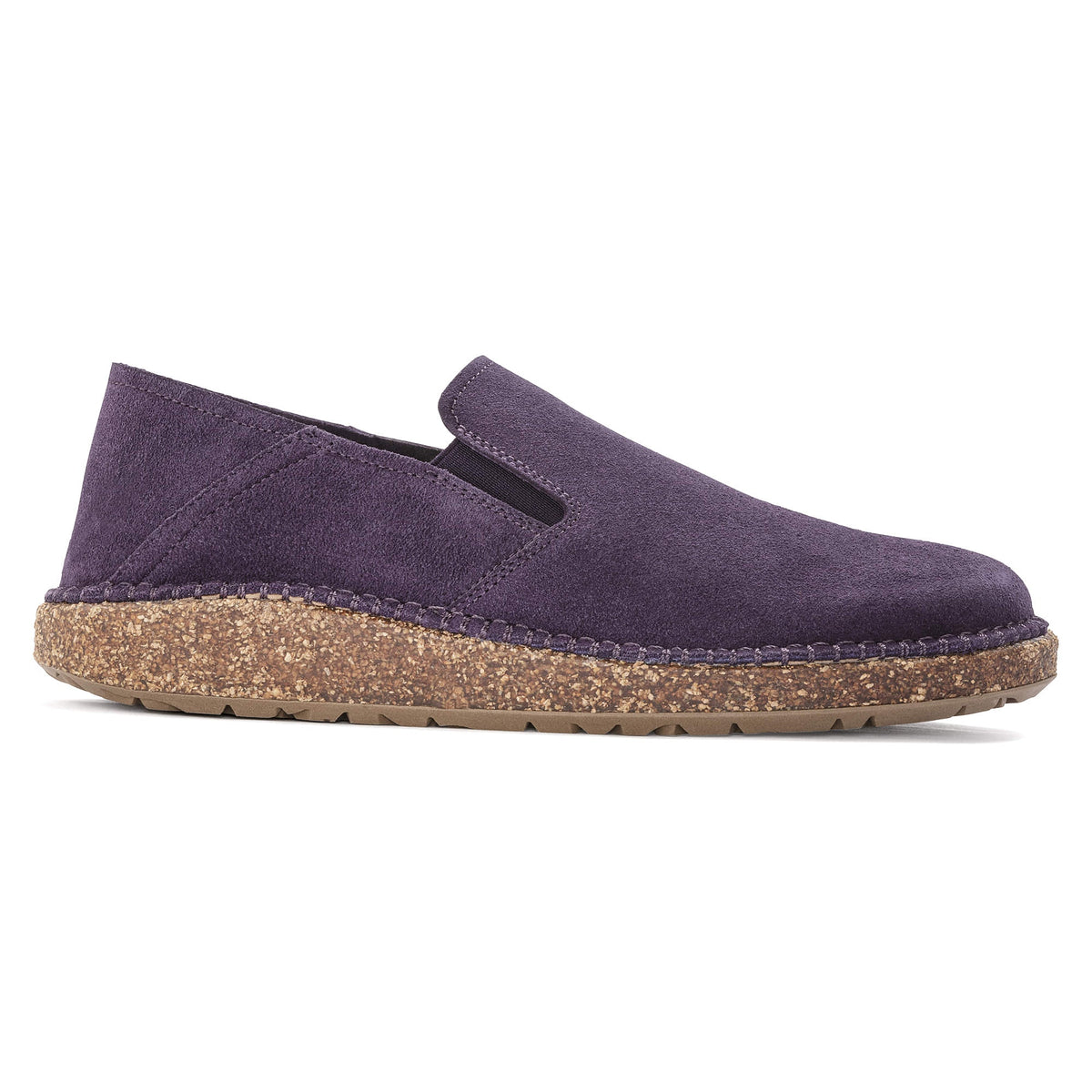 Birkenstock Callan Suede Leather Clogs - Dark Berry - 1023626 - Narrow