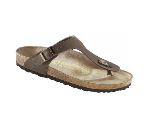 BIRKENSTOCK GIZEH MOCHA BIG BUCKLE