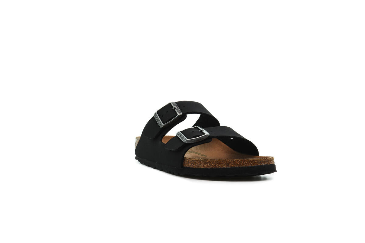 BIRKENSTOCK ARIZONA VEGAN BLACK BIRKIBUC NARROW