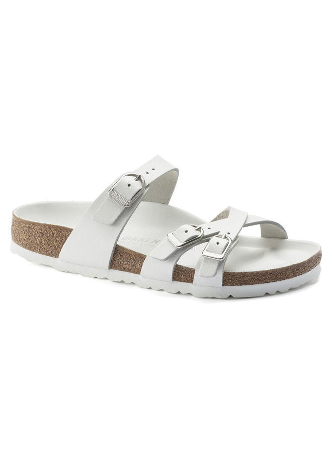 BIRKENSTOCK FRANCA WHITE LEATHER NARROW