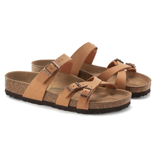 BIRKENSTOCK FRANCA VEGAN BLACK BIRKIBUC REGULAR