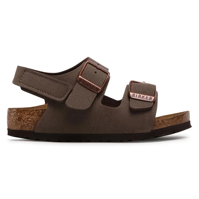 BIRKENSTOCK MILANO VEGAN DESERT DUST GRAY TAUPE MICROFIBER REGULAR