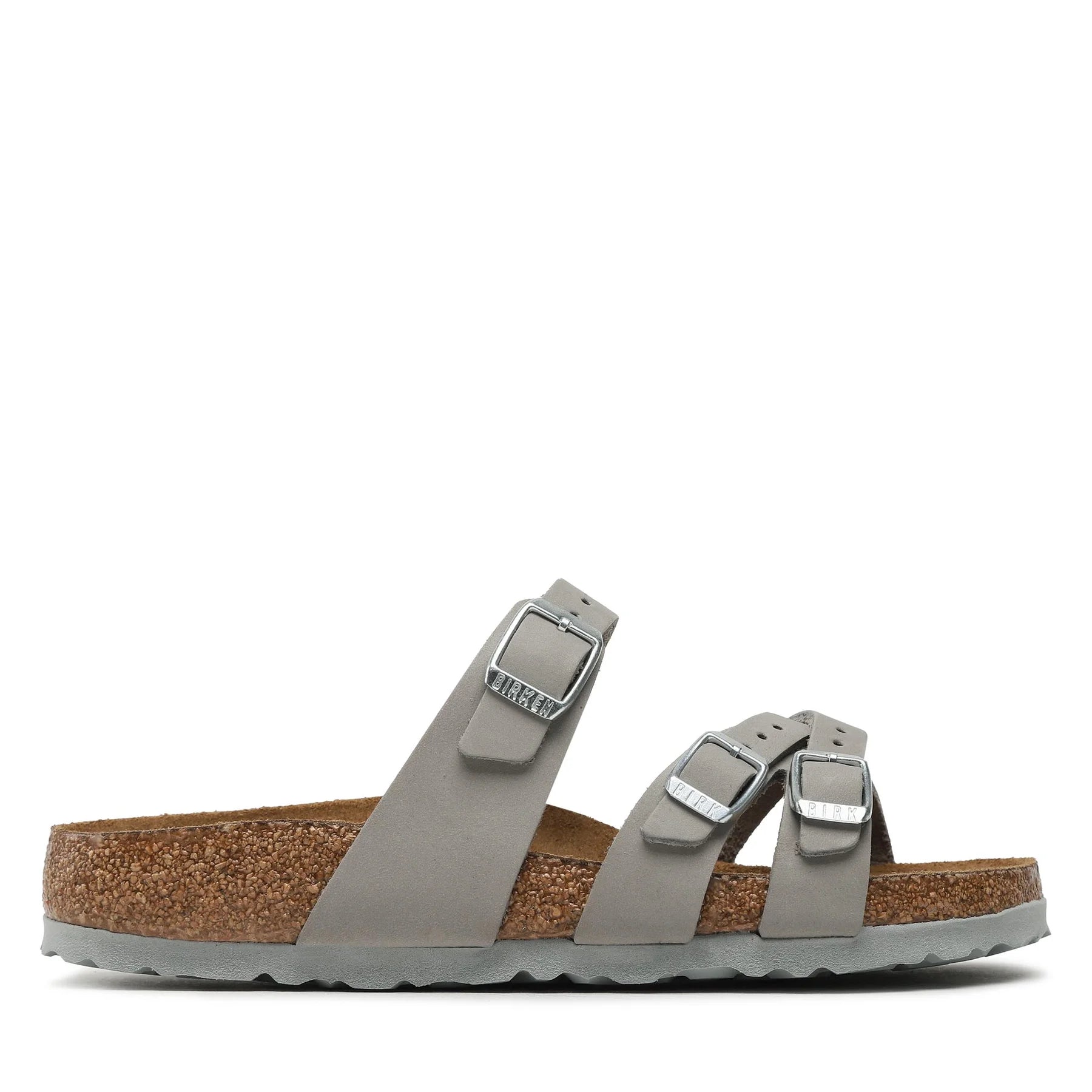 BIRKENSTOCK FRANCA BRAIDED GREEN OLIVE OIL LEATHER REGULAR