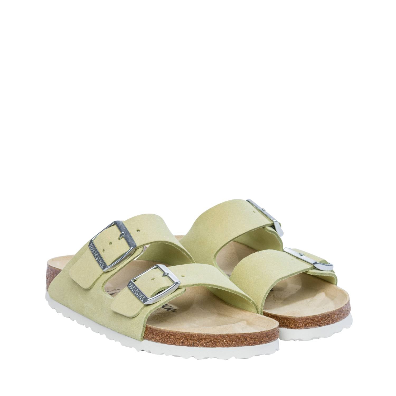 BIRKENSTOCK ARIZONA SHEARLING POPCORN SUEDE NARROW