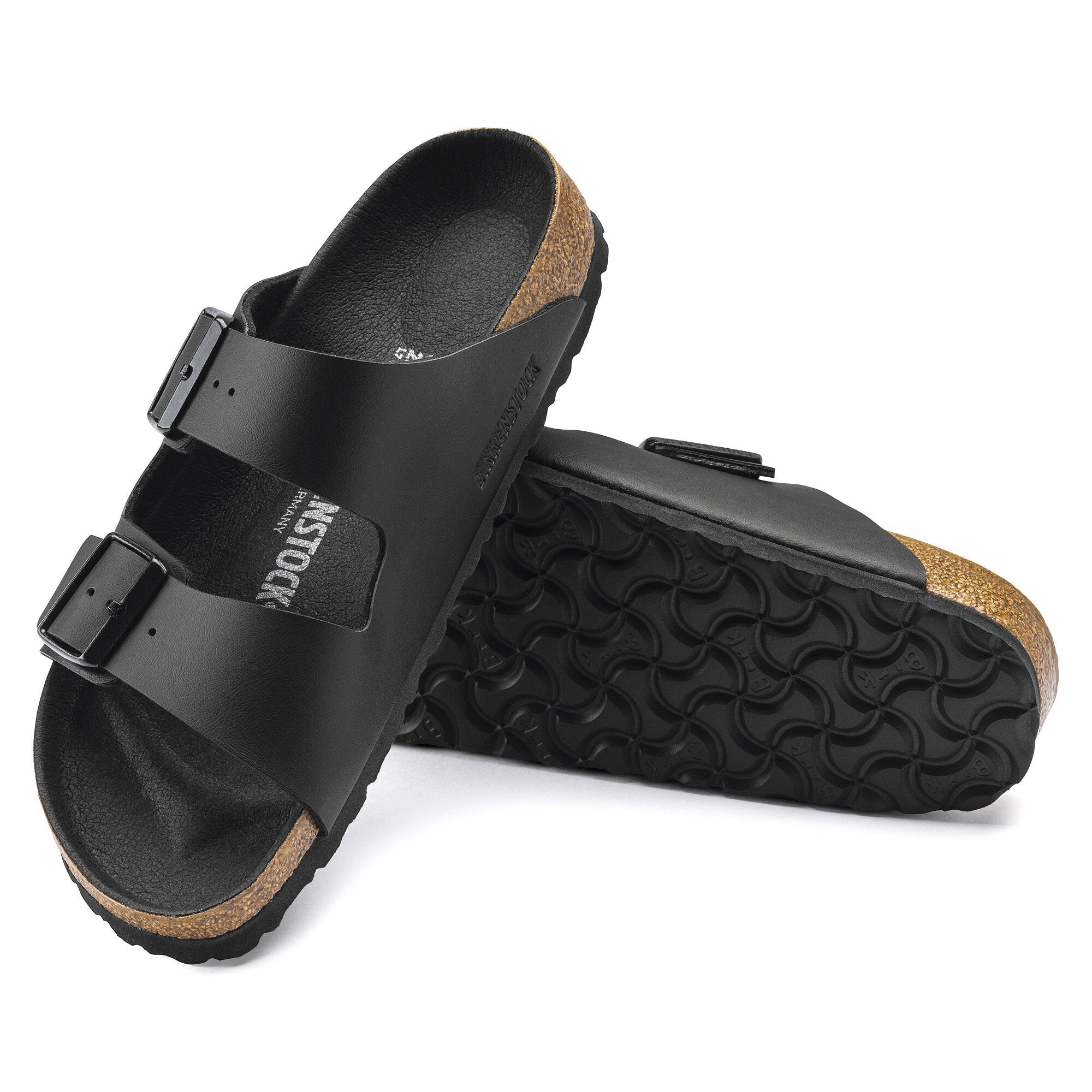 Birkenstock Arizona BS - Birko-Flor Two-Strap Sandal - Anatomically Shaped Cork-Latex Footbed - Adjustable Metal Pin Buckles - EVA Sole - Suede Footbed Lining - Made in Germany